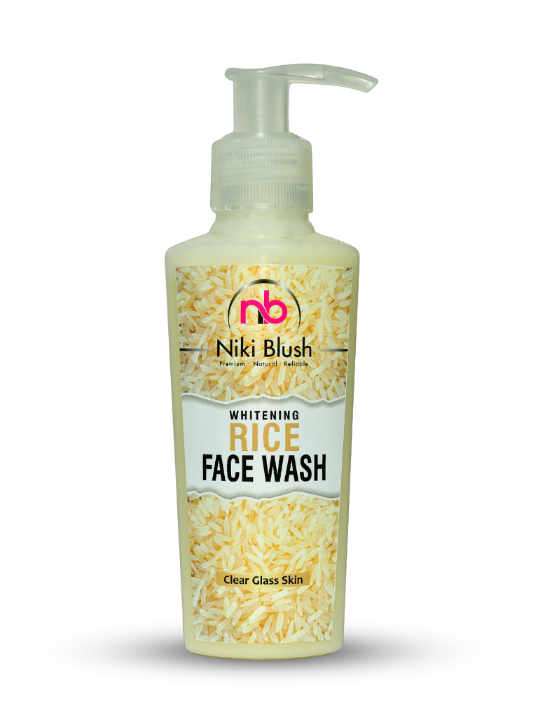 Sulfate Free Rice Face Wash - 100ml for Clear Glass Skin