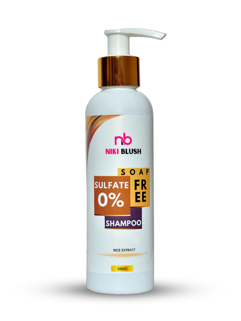 Sulfate Free Shampoo 200ml - For Damage Control With Rice Extract & Keratin