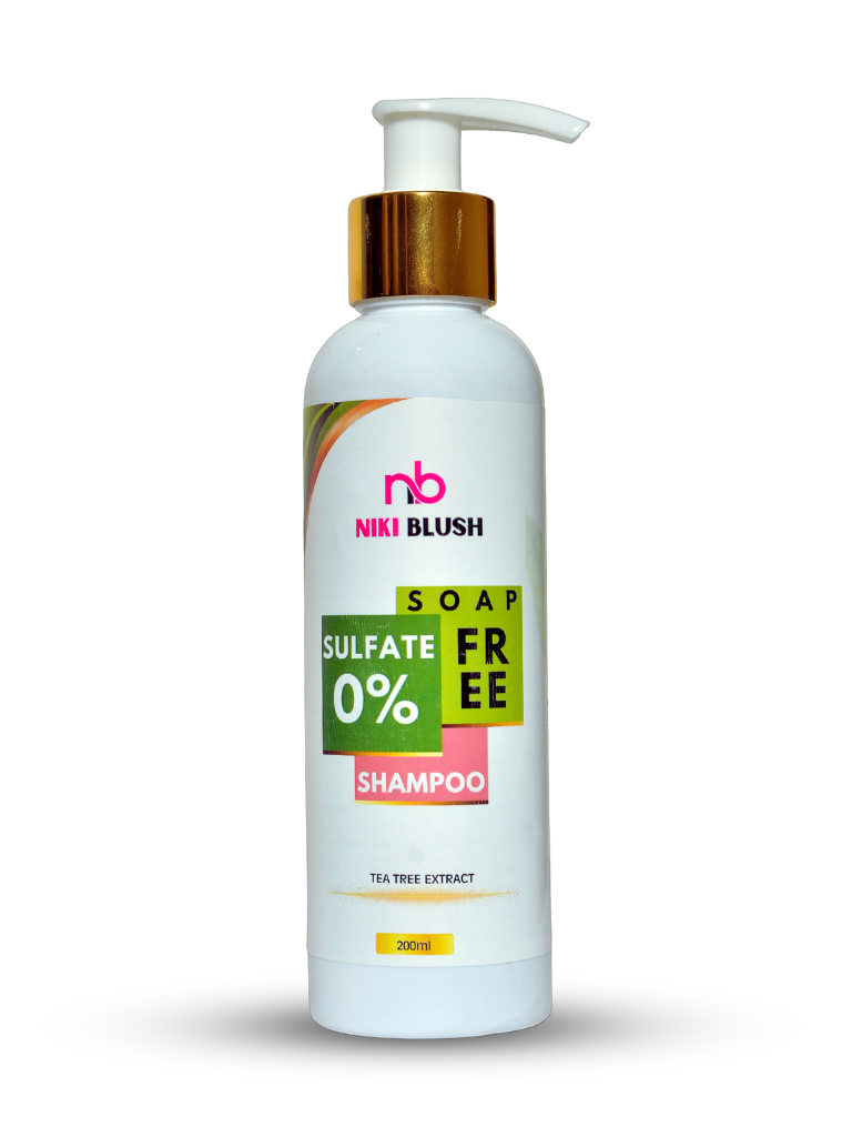 Sulfate Free Shampoo 200ml - For Dandruff Control With Tea Tree Oil & Lemon Extract