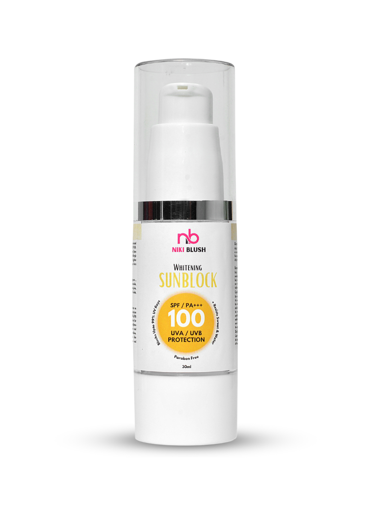 Sunblock SPF 100 PA+++ - 30ml for Sun Protection & Skin Brightening