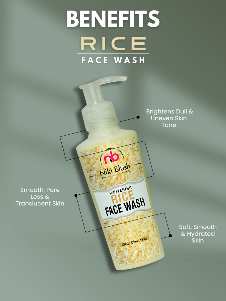 Sulfate Free Rice Face Wash 1